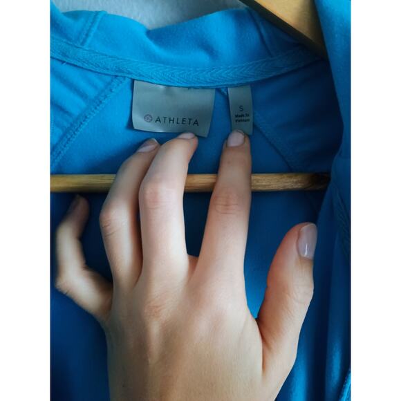 Athleta women's zip up jacket blue size small - Picture 2 of 6
